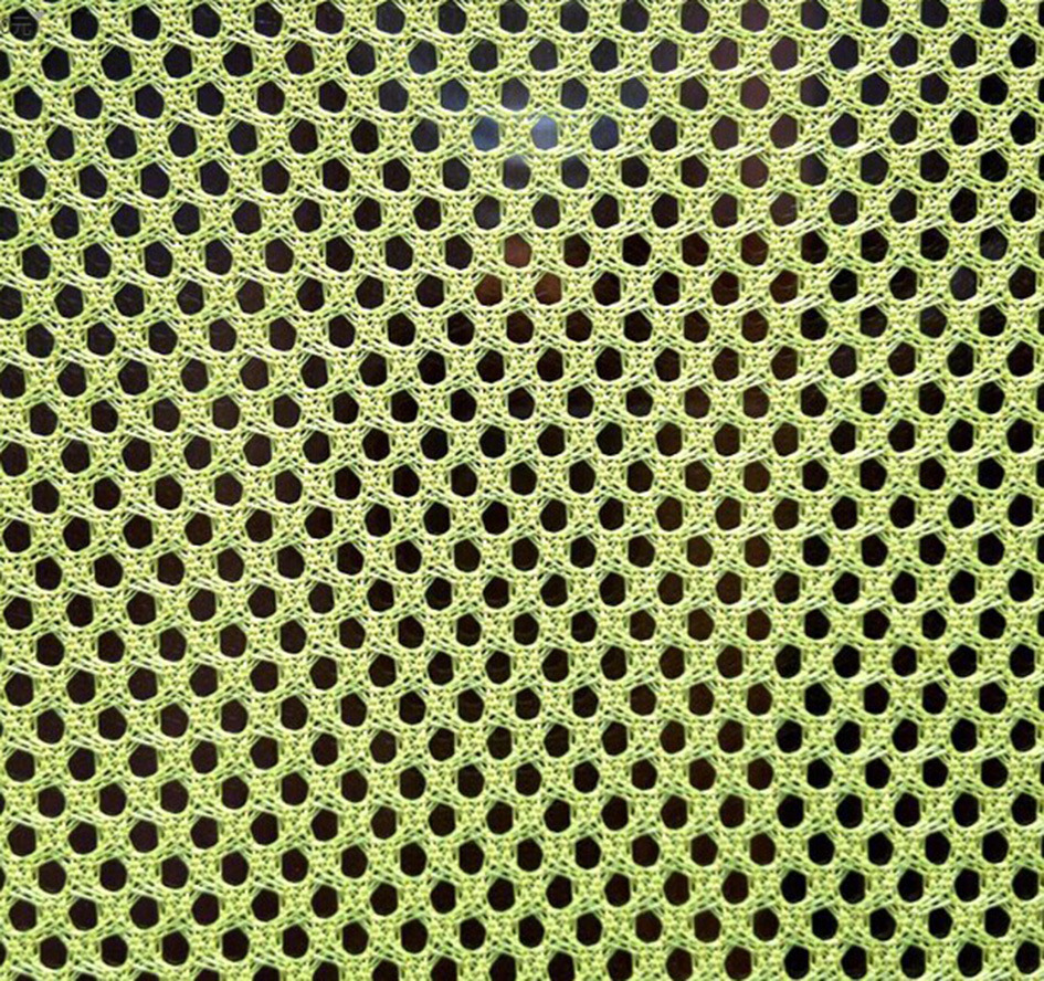 厂家现货供应 低弹丝2空2网布 针织菱形网眼布 针织面料