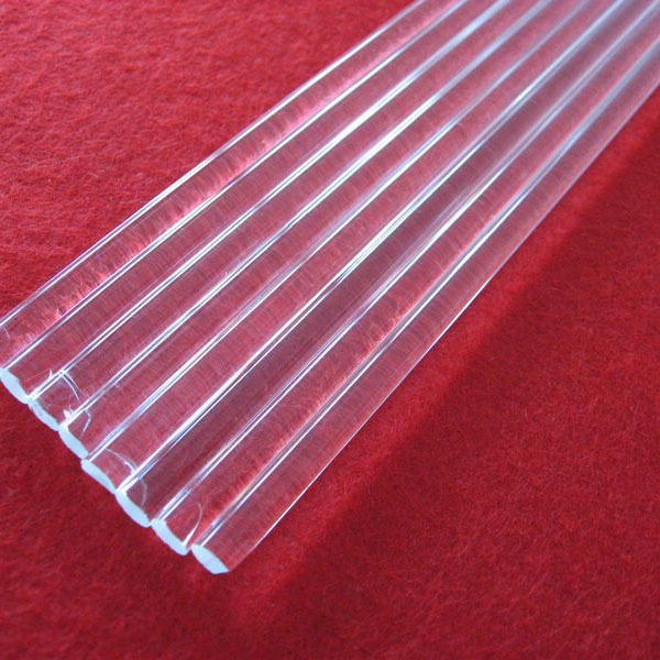 厂家直销耐腐蚀高纯度透明石英棒耐高温光纤棒