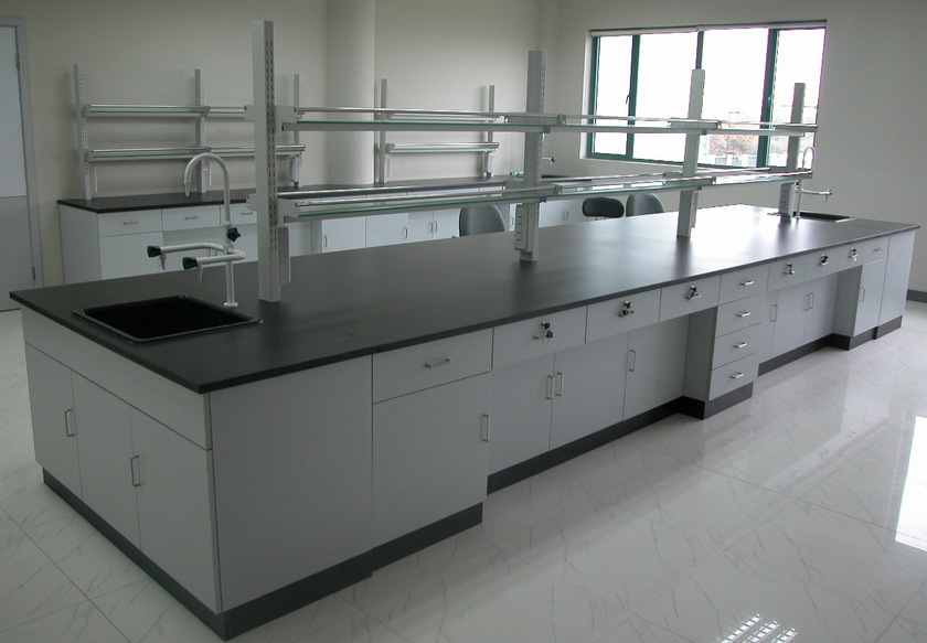 供应钢木中央实验台 实验室家具 可接受中央台定制