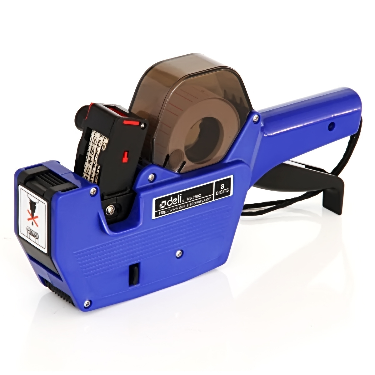 8位单排标价机 打码机 价格机7502得力牌 deli办公用品 批发