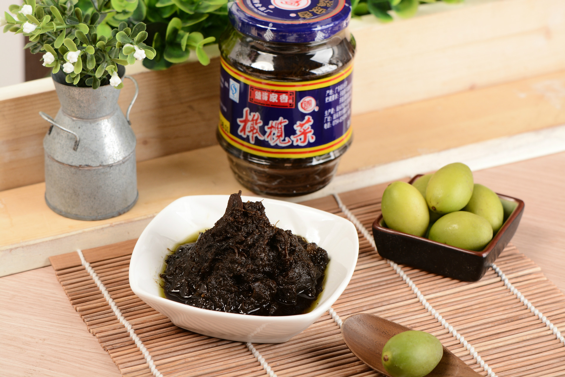 【厂家直销】正宗潮汕特产酱腌菜 家桐橄榄菜300g*6瓶