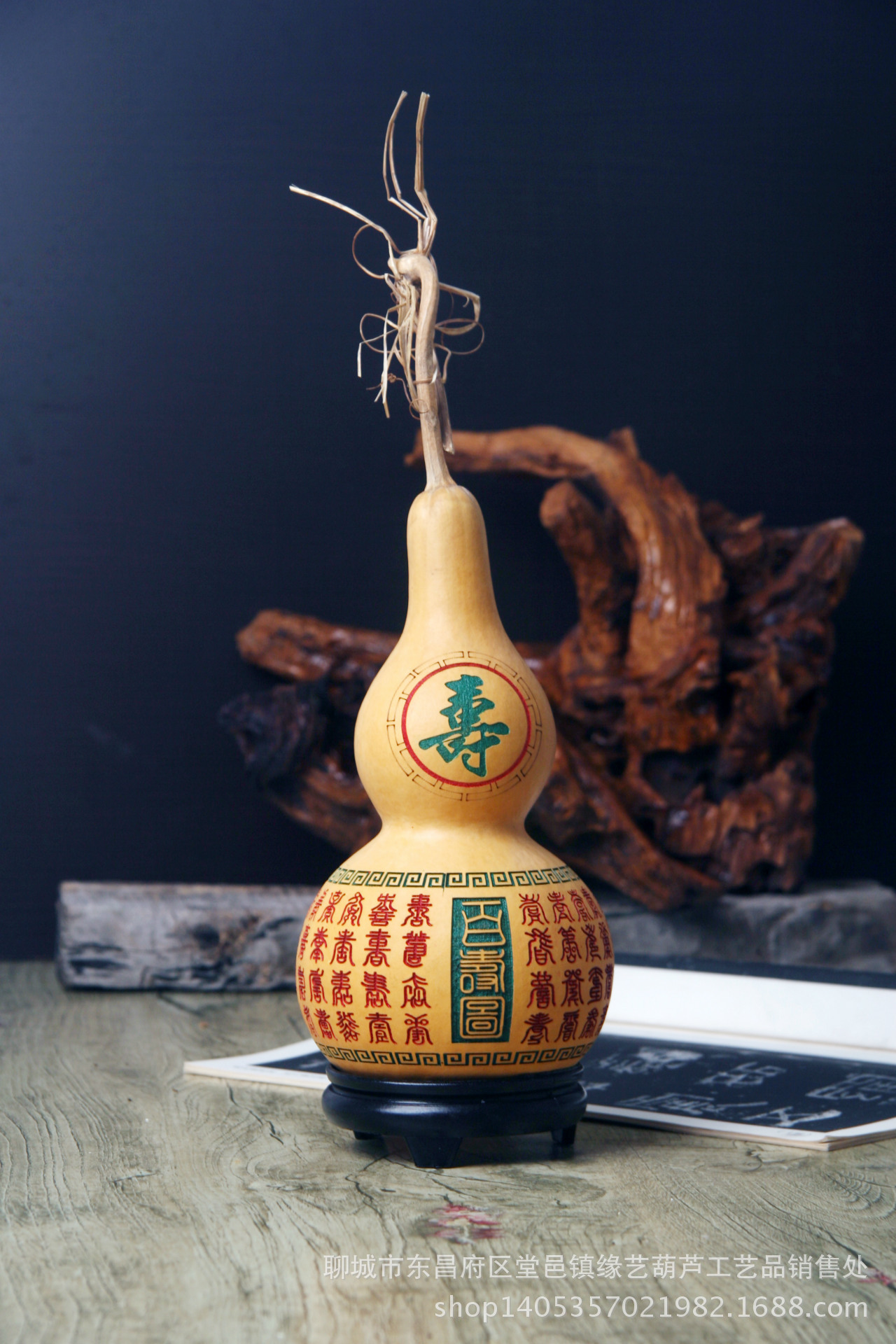 批发百寿图摆件葫芦 批发工艺葫芦彩绘葫芦可来样订做