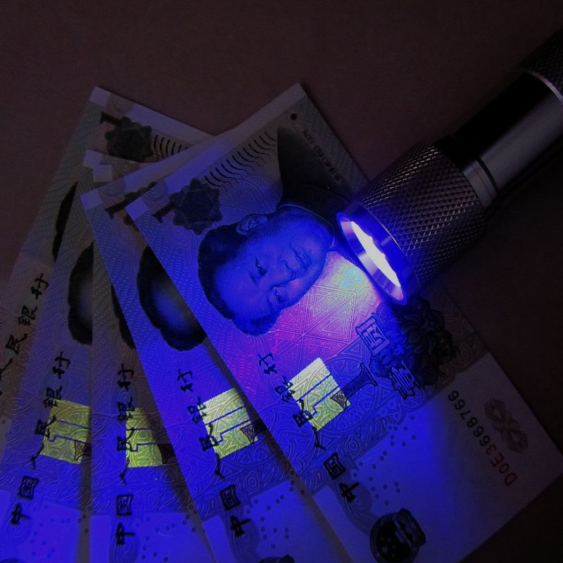 厂家批发紫光验钞灯 钓鱼灯 专用高亮le