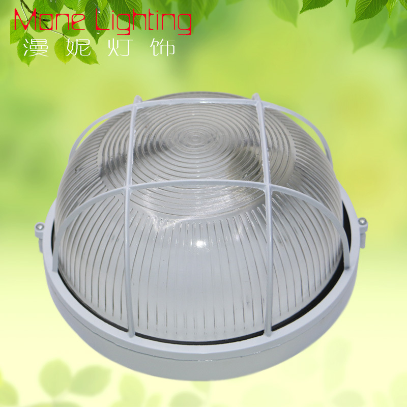 led圆形户外防水防潮灯冷库灯电梯井道灯壁灯