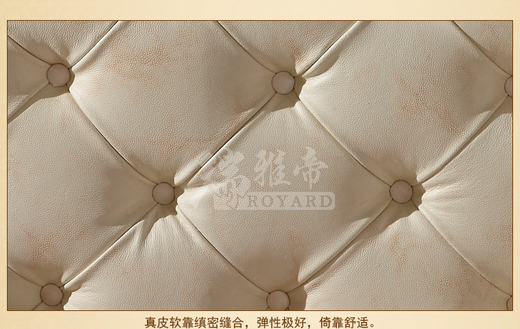 厂家直销 雕花欧式真皮床1.5/1.8米实木床特价排骨架床气压高箱床