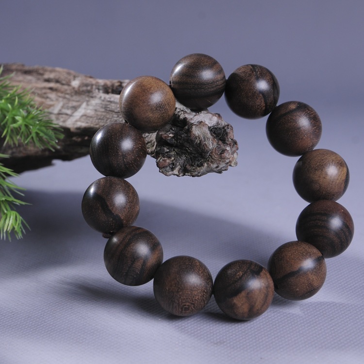 东帝汶沉香佛珠手串2.0 沉香木手串 厂家批发