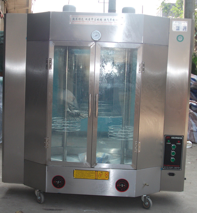 批发煤气旋转烧烤炉 燃气啤酒烤鸭炉 烤禽箱 烤鸡炉 旋转式烤鸭炉