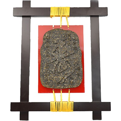 云南普洱茶浮雕环保壁挂普洱工艺品民族特色井字架寿字图