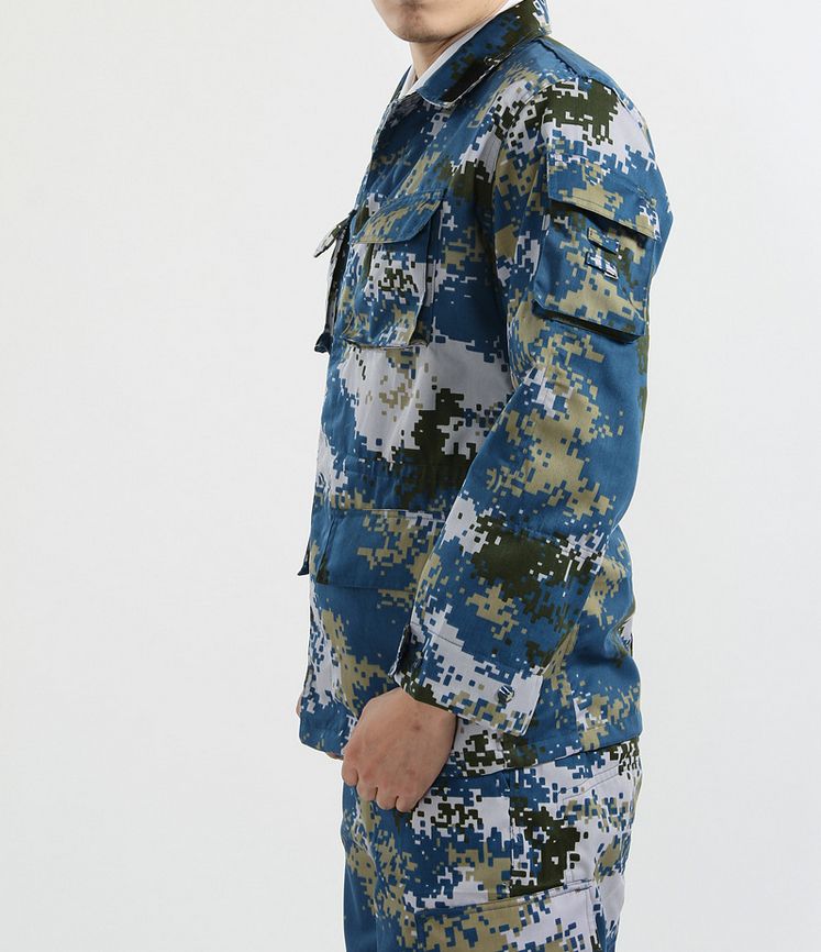 07海洋迷彩服户外迷彩服荒漠作训服数码迷彩训练服沙漠数码cs套装