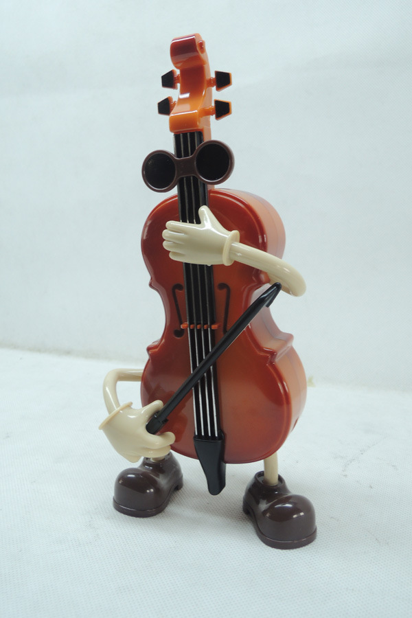 手摇动感大提琴音乐盒 生日礼物 幼儿园礼品 家居饰品