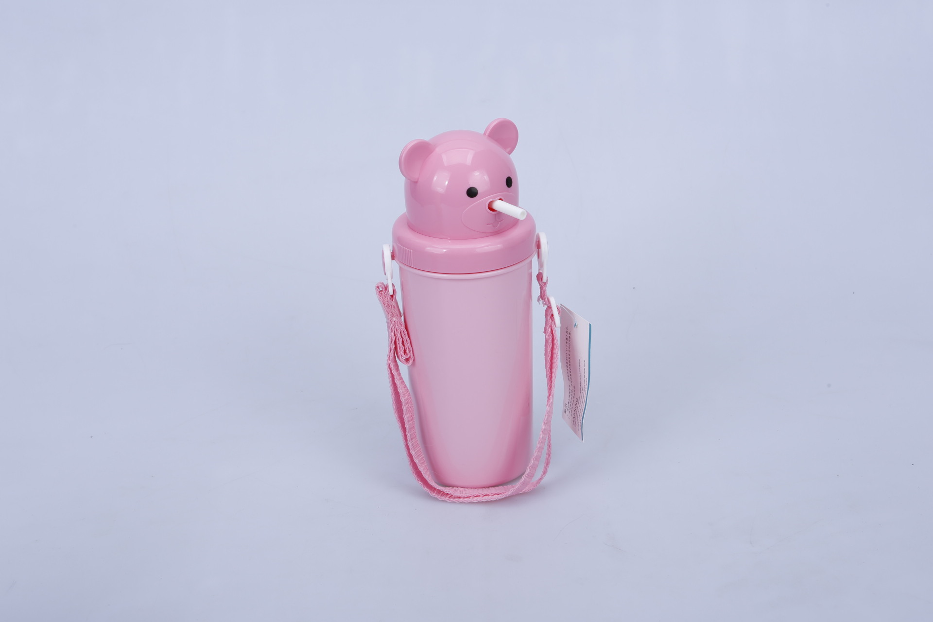 儿童大号熊头水壶 幼儿背带水壶 大