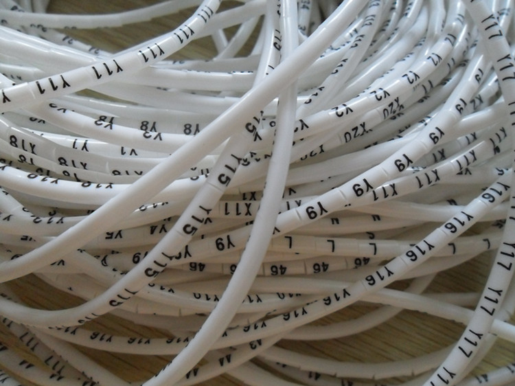 工厂批发零售线号管阻燃套管2.5平方 号码管 梅花管 打号管,批发价格: