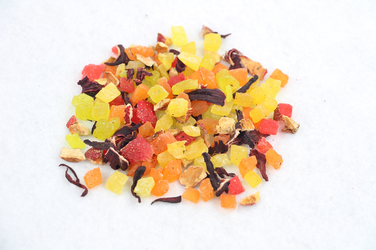 真实干燥带籽猕猴桃粒 水果茶原料 果粒茶猕猴桃丁 水果粒