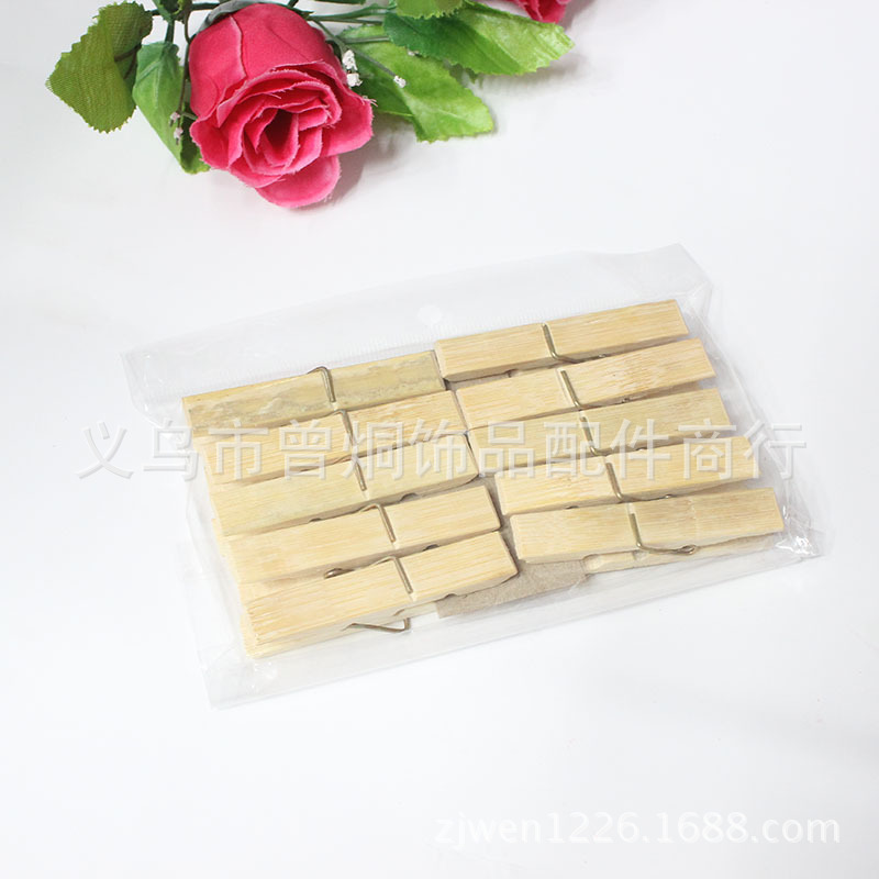 One Yuan Bamboo Clip Clothes Drying Bamboo Clip Bamboo Clip Affordable Clothespin 10 Bamboo Clip