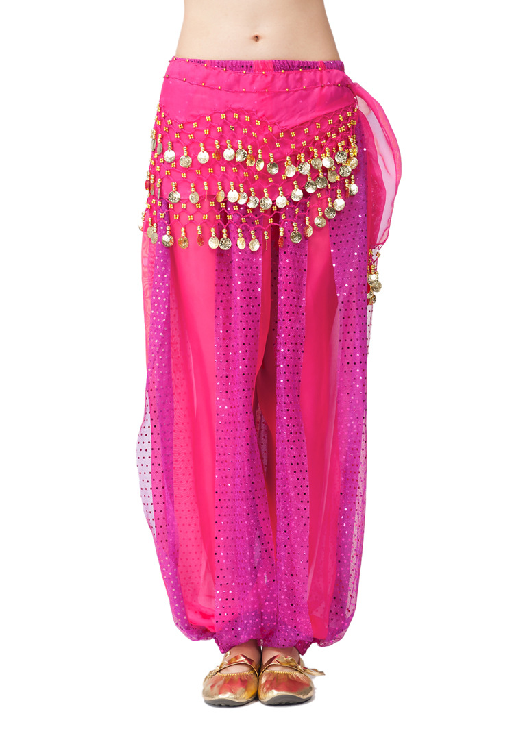 肚皮舞灯笼裤 印度舞亮点裤子 新款 印度舞蹈服装练习裤特价