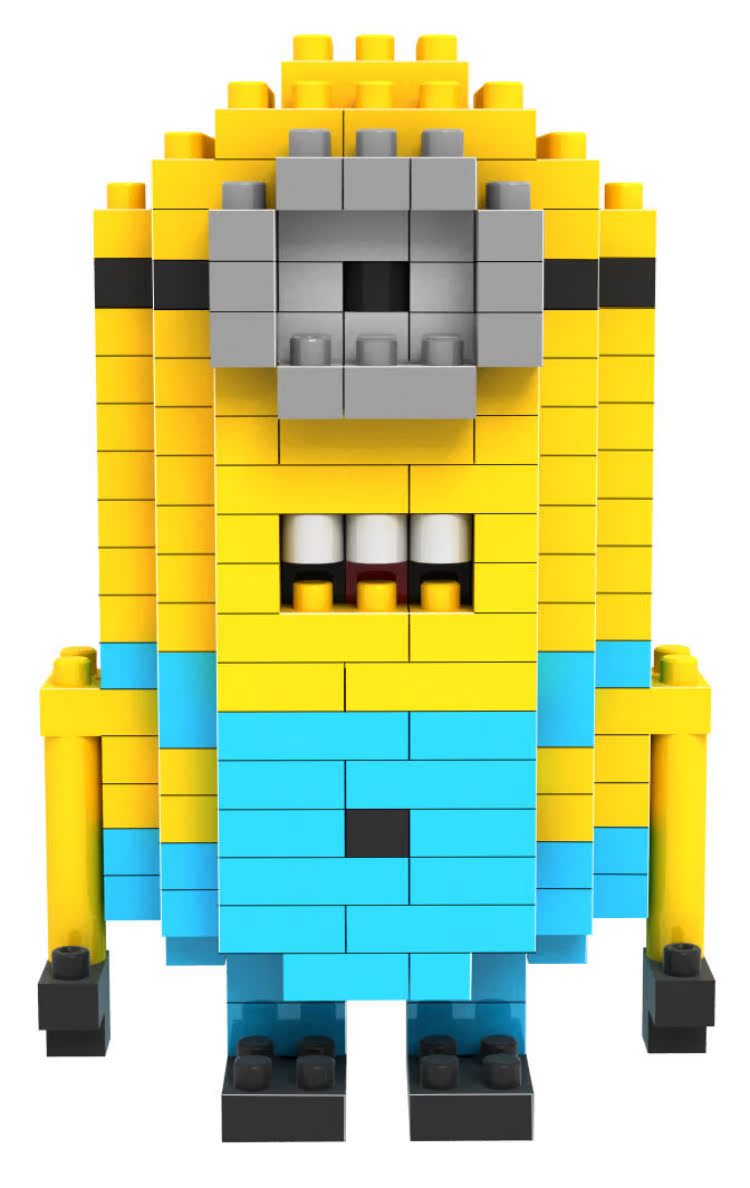 俐智积木loz小颗粒钻石积木儿拼装塑料童益智玩具9309小黄人 批发_积