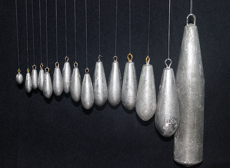 铅坠批发 厂家直销柳叶环铅坠 多型号铅坠 渔具特价批发