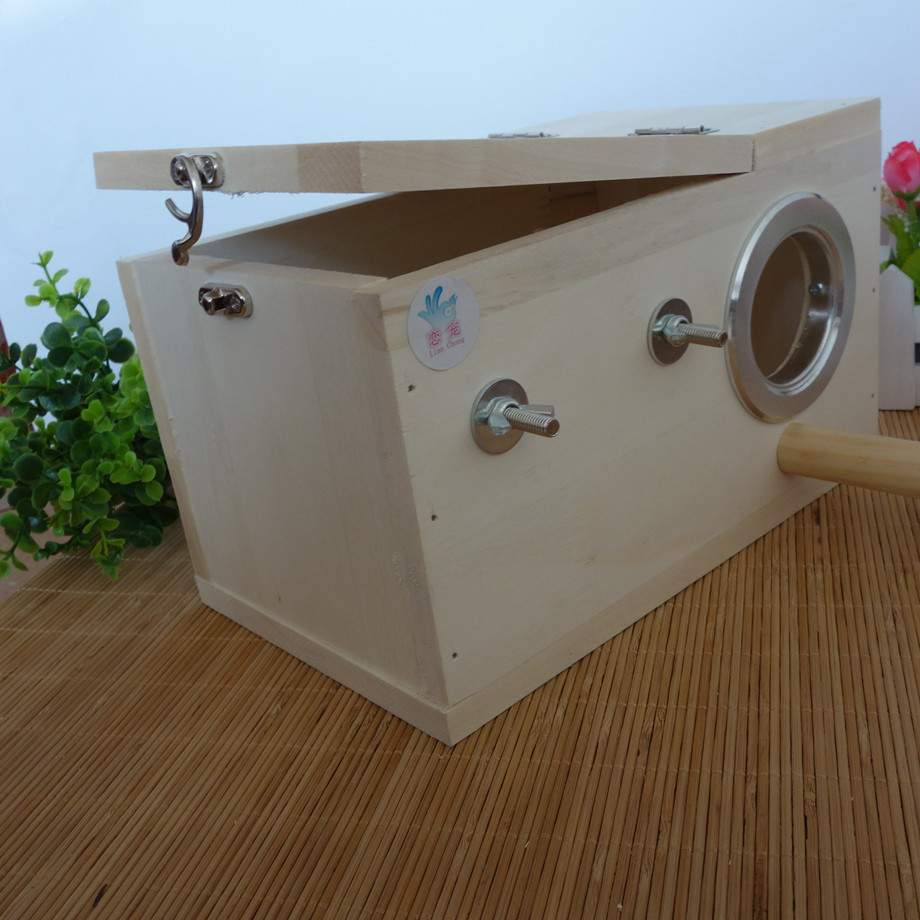 实木繁殖箱文鸟虎皮牡丹玄凤鹦鹉繁殖箱/木窝/巢箱