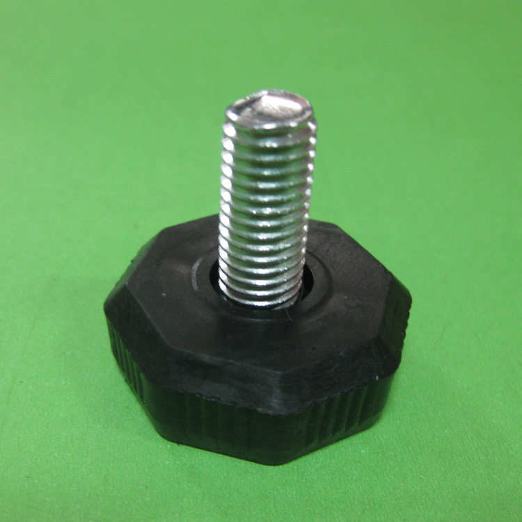 橱柜不锈钢重型万向八角形m10调节脚 家具可调脚精致调节螺丝