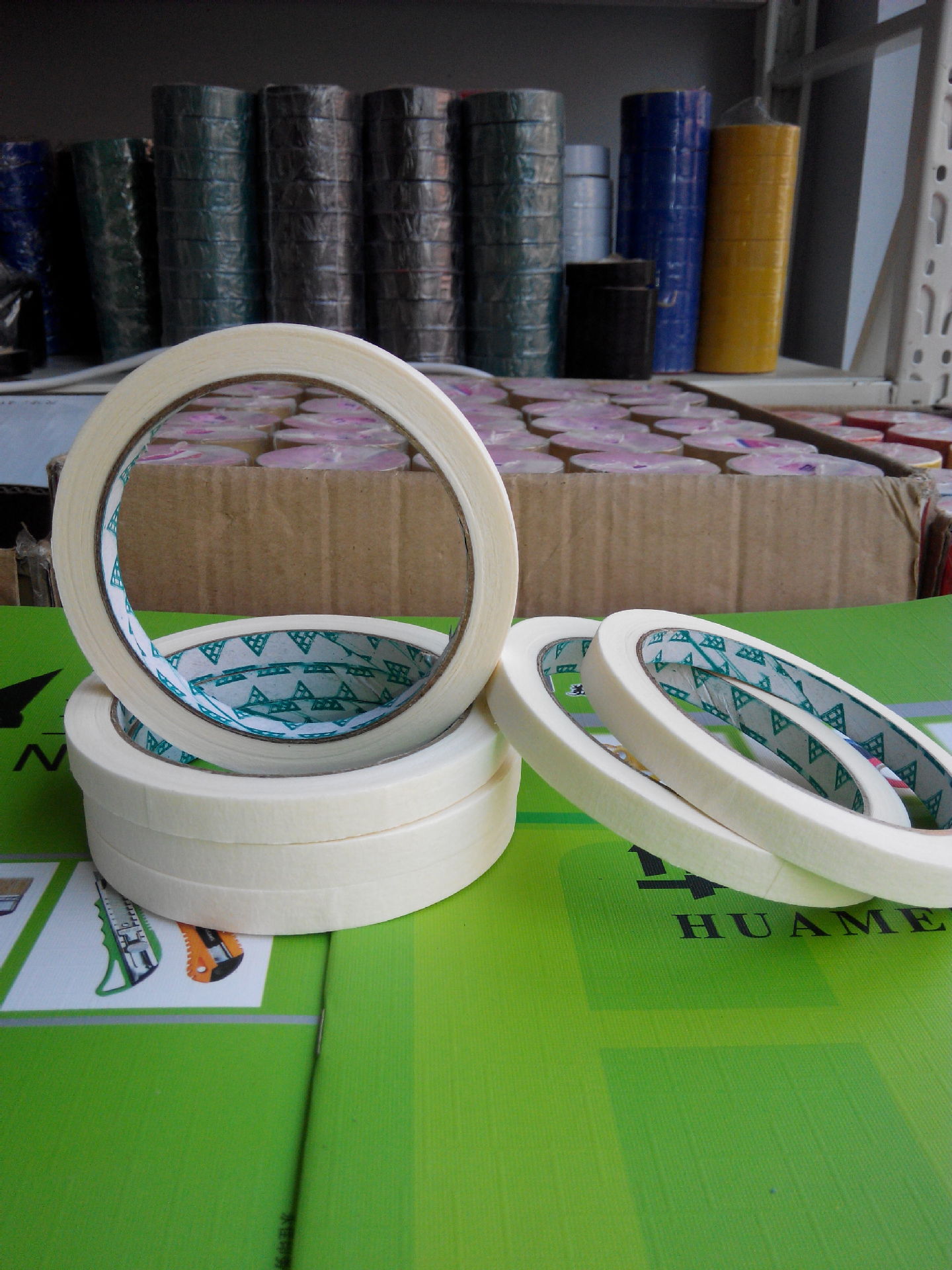 厂家直销 美纹纸胶带和纸胶带 牛皮纸胶带 定做高粘美纹纸胶带