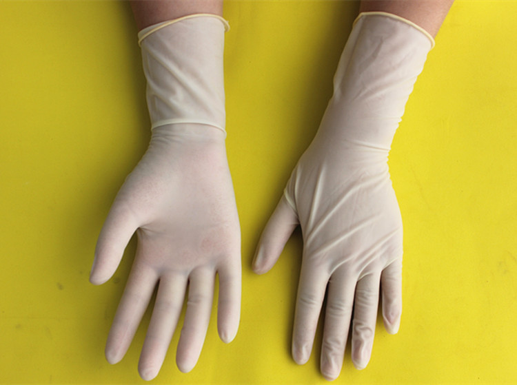 厂家直销一次性外科用灭菌橡胶手套 有粉医用乳胶手套