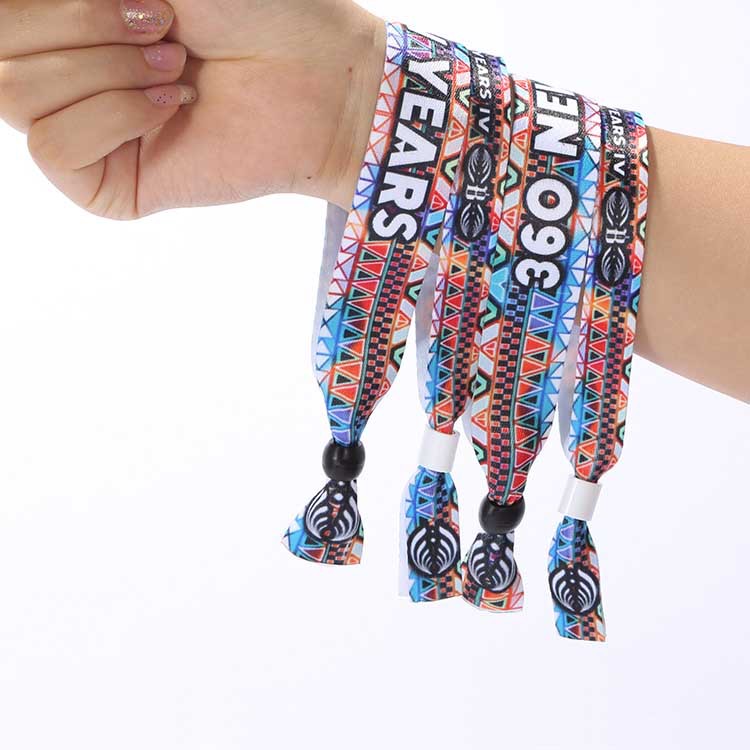 【厂家直销】热转印手腕丝带 广告促销手挽带 优质一次性手腕绳