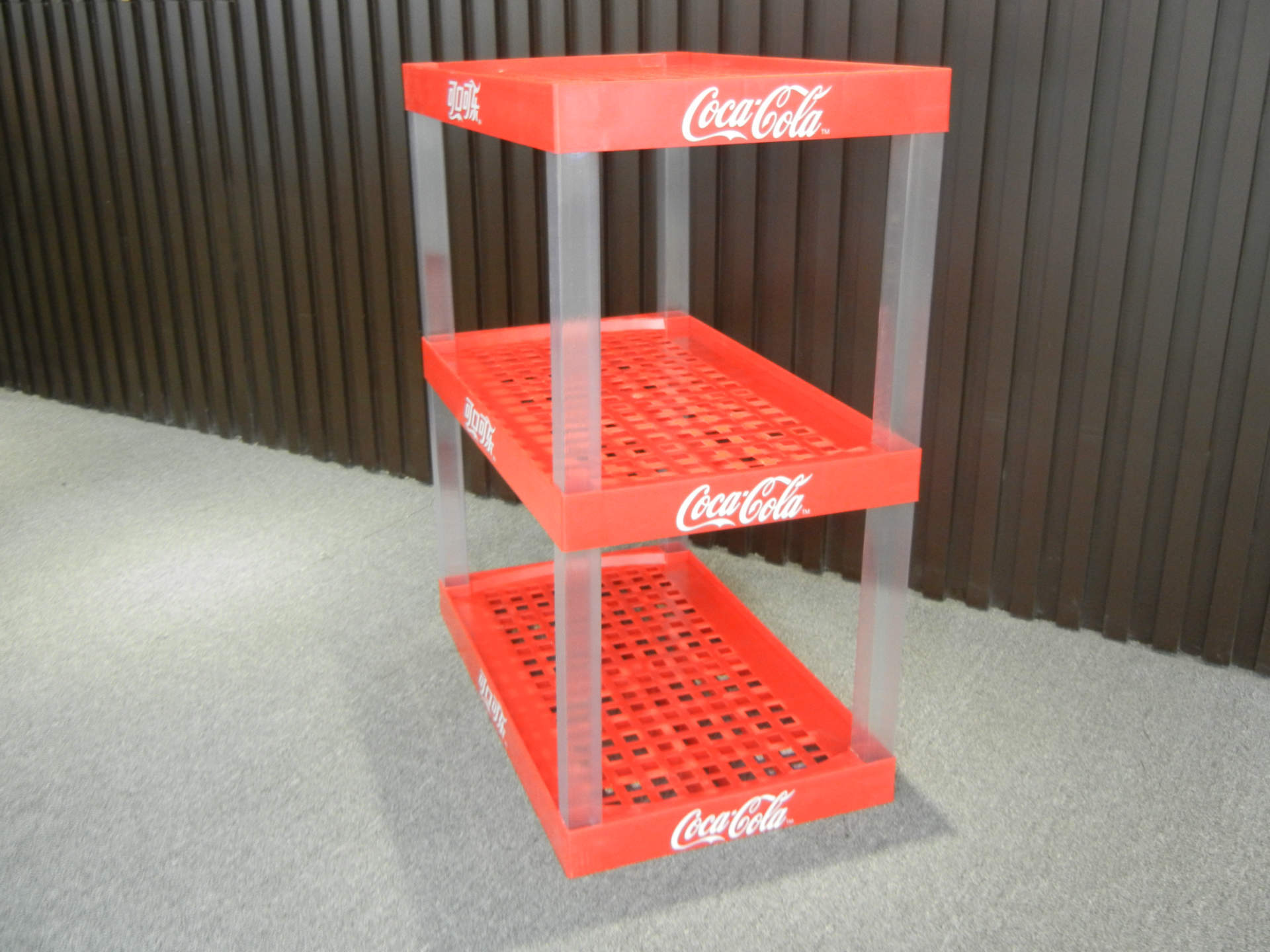 hips百事塑料货架 食用油展架 商场商超货架展柜 可拆卸安装