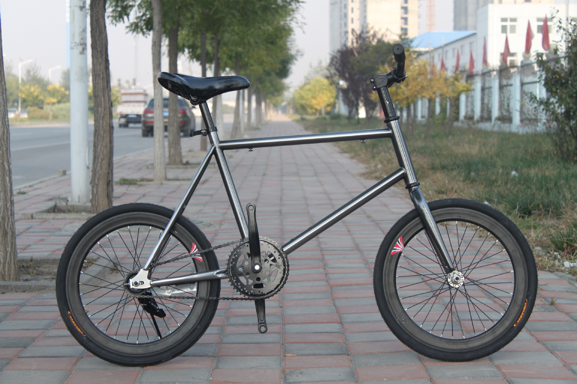 厂家直销20寸死飞自行车迷你小轮单车男女学生车免费diy一件代发