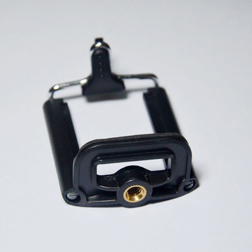 u型通用型手机夹 手机支架 铜螺母自拍杆手机夹三脚架手机夹-阿里巴巴