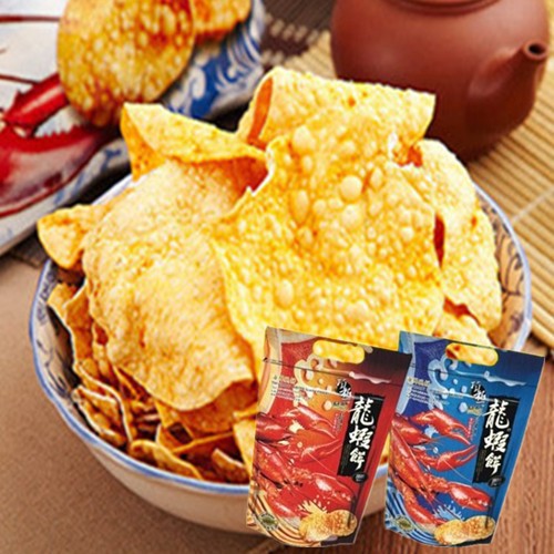 康熙来了推荐 台湾特产零食ka-ka咔咔龙虾饼片 16包/箱