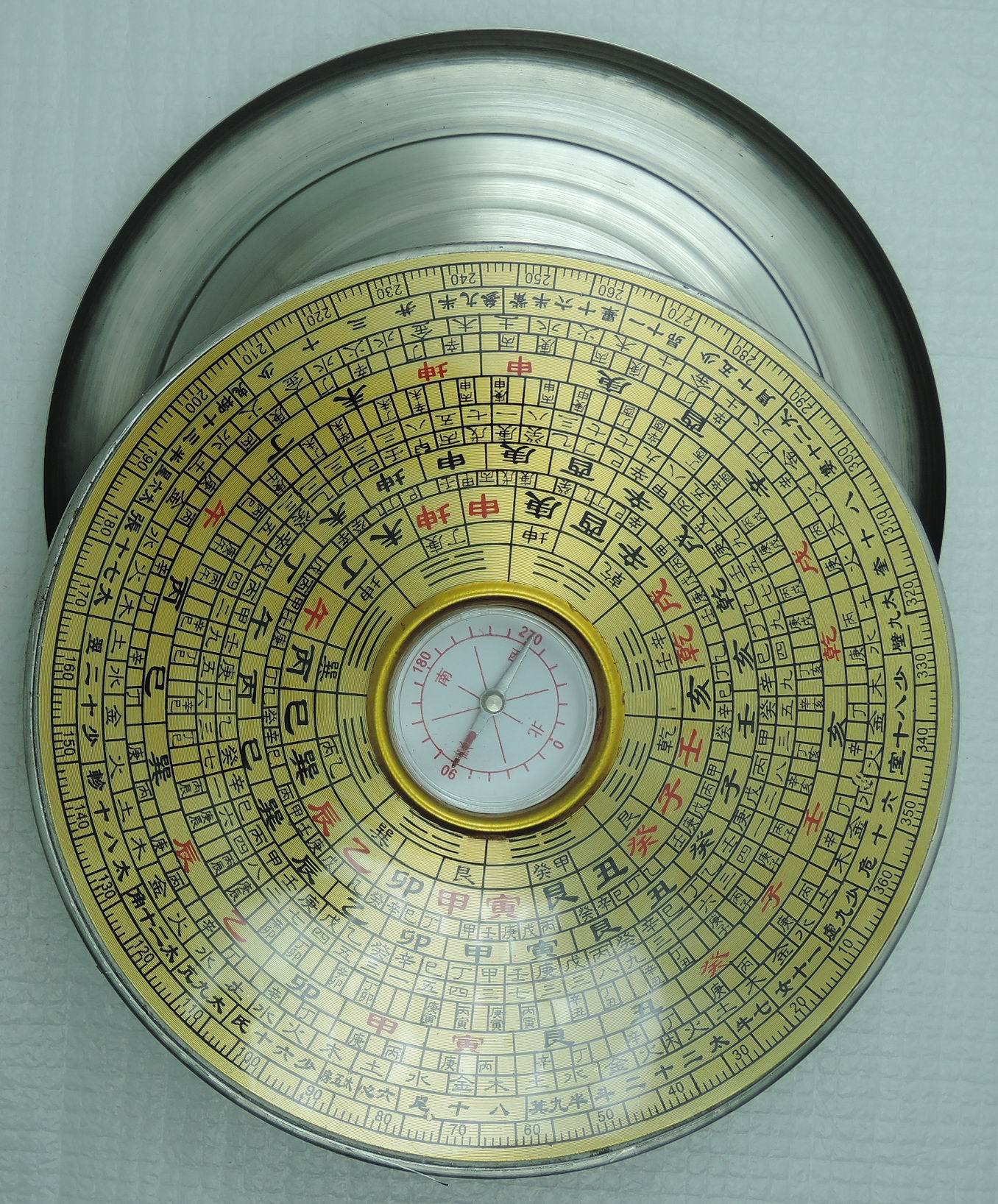 厂家供应不锈钢罗盘罗经盘罗经仪 指南针 风水用品 仿古罗盘