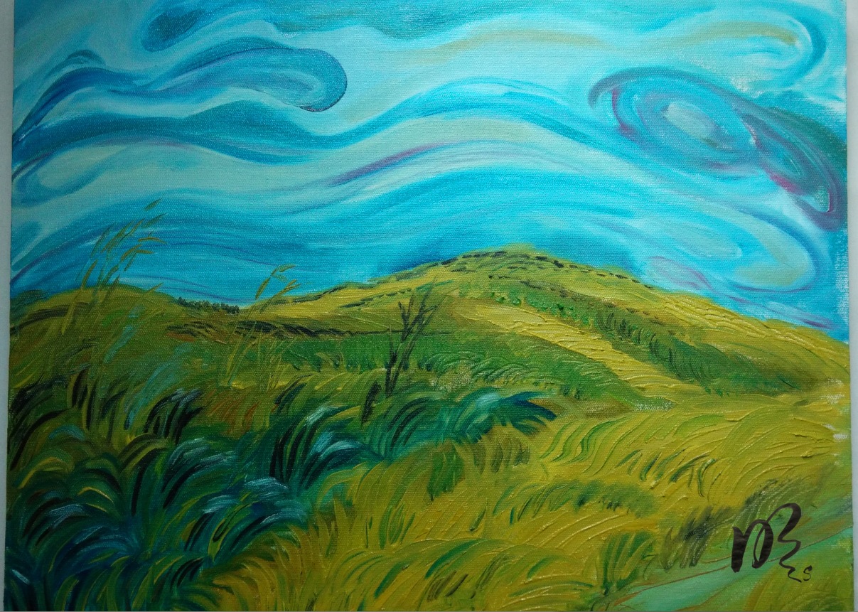 名称: 明是艺术 油画作品ocr0037 【梵高的麦地】 品牌: 明是文化艺术