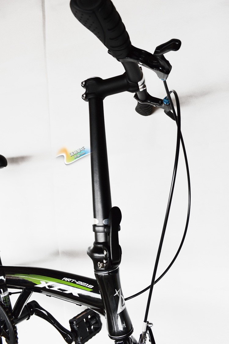 meijun魅驹小轮折叠自行车一体快拆头管把立管竖管折叠器配件跨境