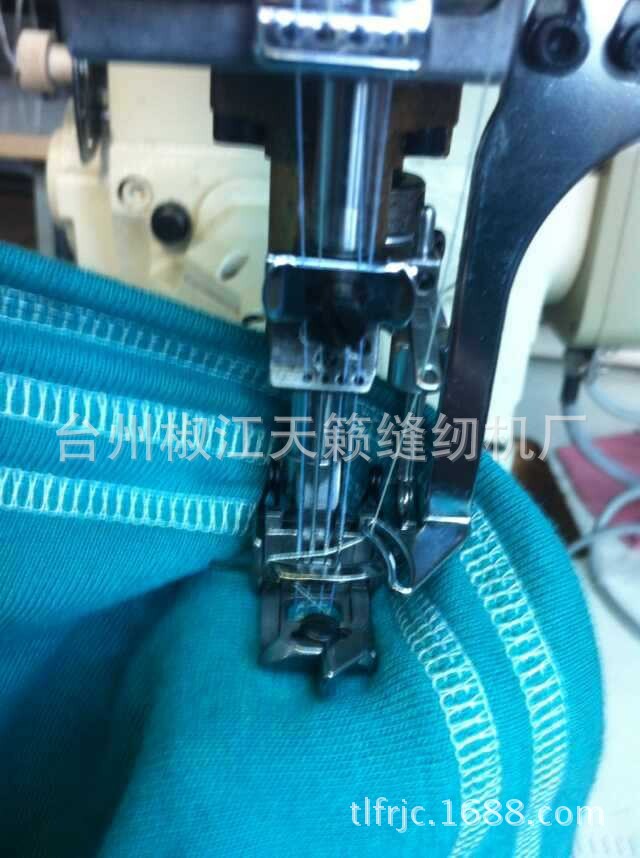 三针五线四针六线1500筒式绷缝机冚车小圆头绷缝电动工业缝纫机