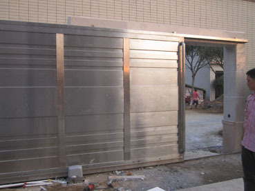 宁波不锈钢平移门 电动不锈钢移门 不锈钢