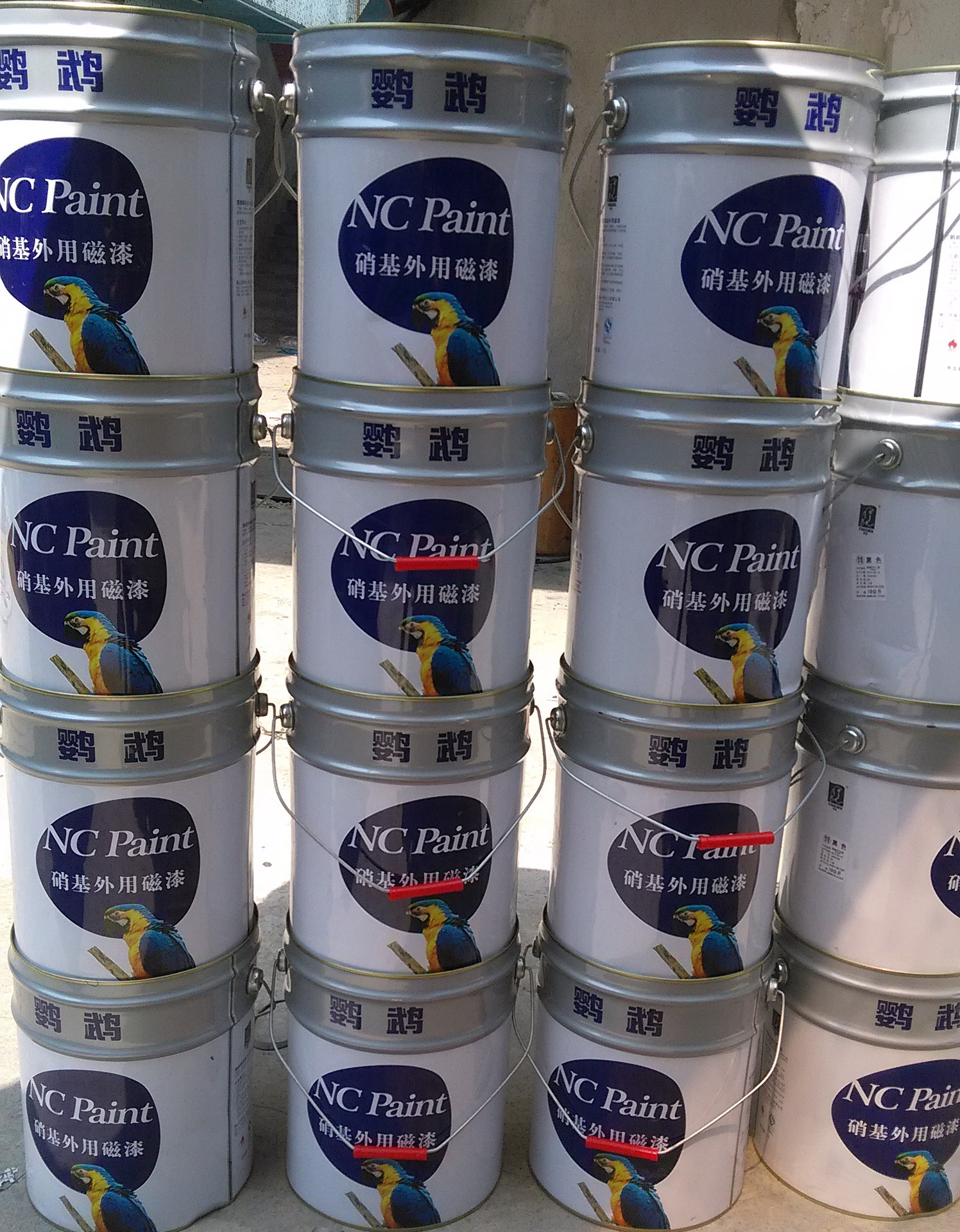 批发 鹦鹉牌硝基外用磁漆 木器油漆10kg金属漆工业油漆涂料