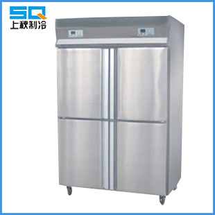 现货GD1.0L4S广绅立式四门冷藏 四门双温冰箱 四开门冰箱