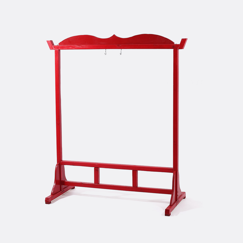 木质锣架60公分80厘米铜锣架子加固版适挂40/50/70cm开道锣庆典锣