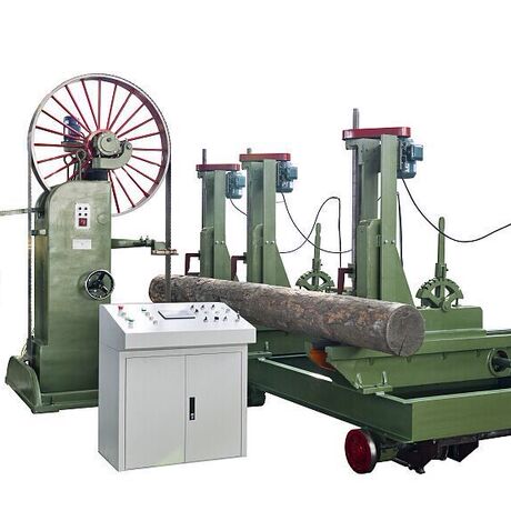 【临安南洋】mj3215b(60寸)立式木工带锯机跑车