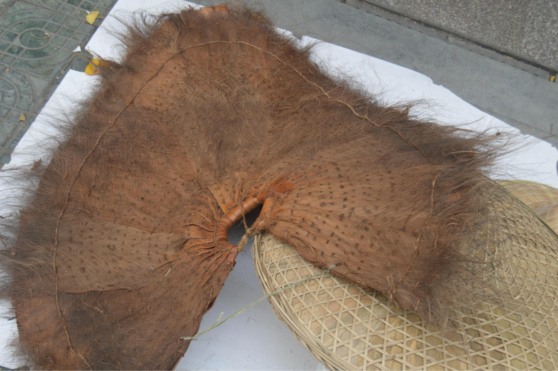 纯手工编织 完美手工工艺品 棕制蓑衣 复古装饰品 舞蹈演出道具