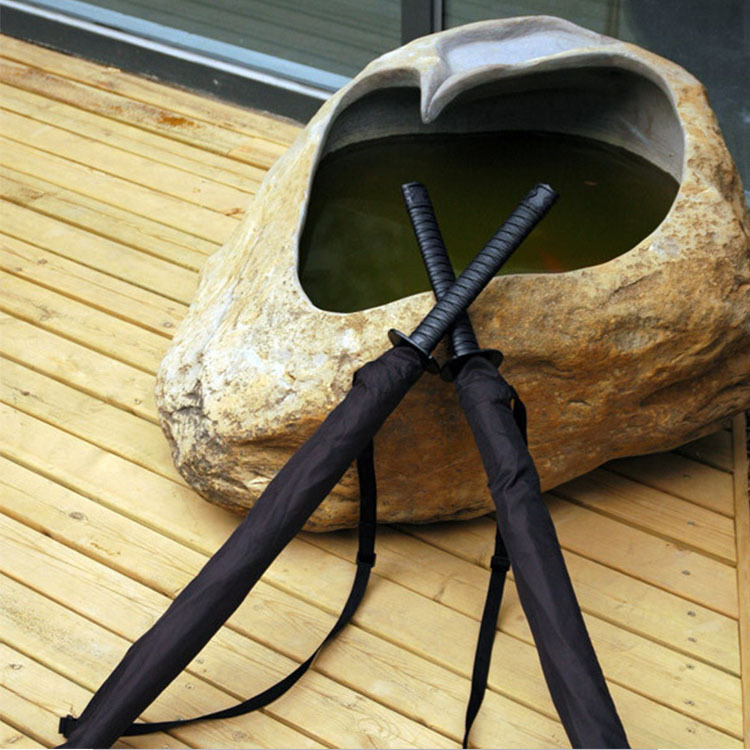 定做大号长柄伞武士刀雨伞步枪伞动漫礼品伞 晴雨两用伞印刷logo