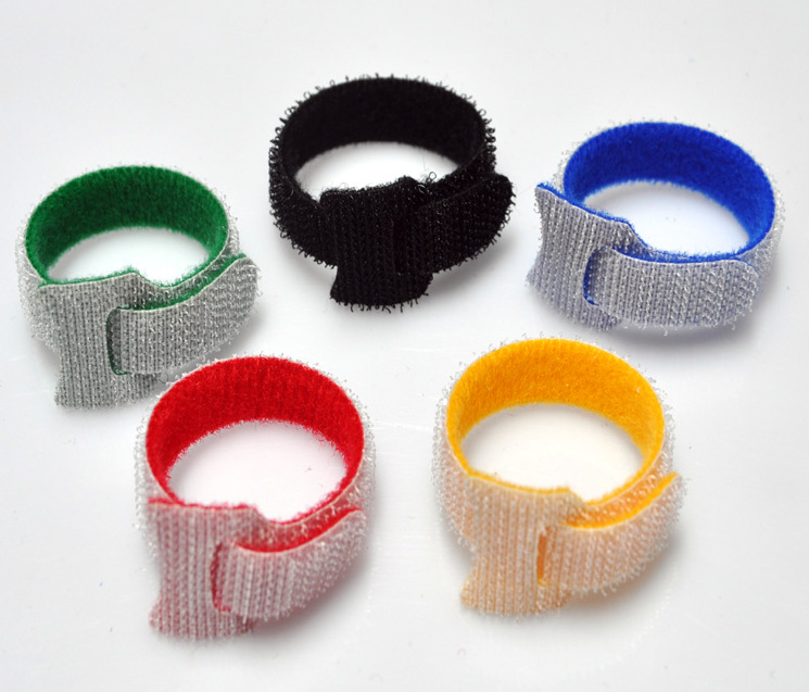 【魔术贴扎带】供应彩色电压魔术贴扎带厂家批发射出勾魔术贴扎带