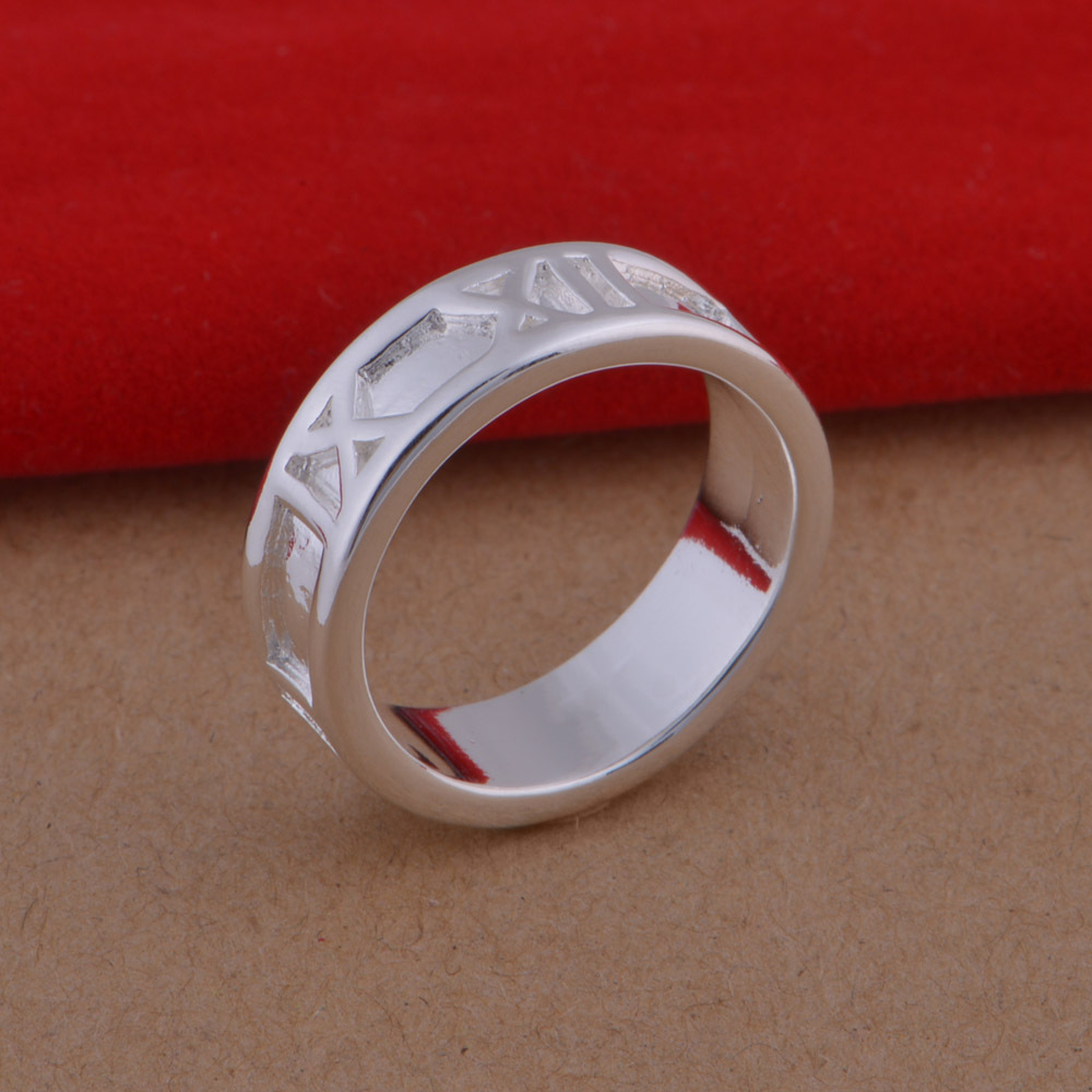 925纯银 镀银戒指 韩版时尚 简约戒指 外贸饰品批发