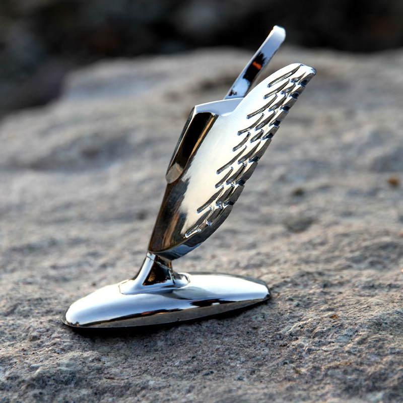 车头改装专用车标通用飞鹰立标个性金属标志汽车装饰用品批发