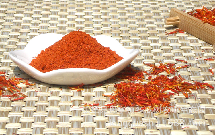 新疆红花粉500克 用于面膜或手工皂 原料现磨
