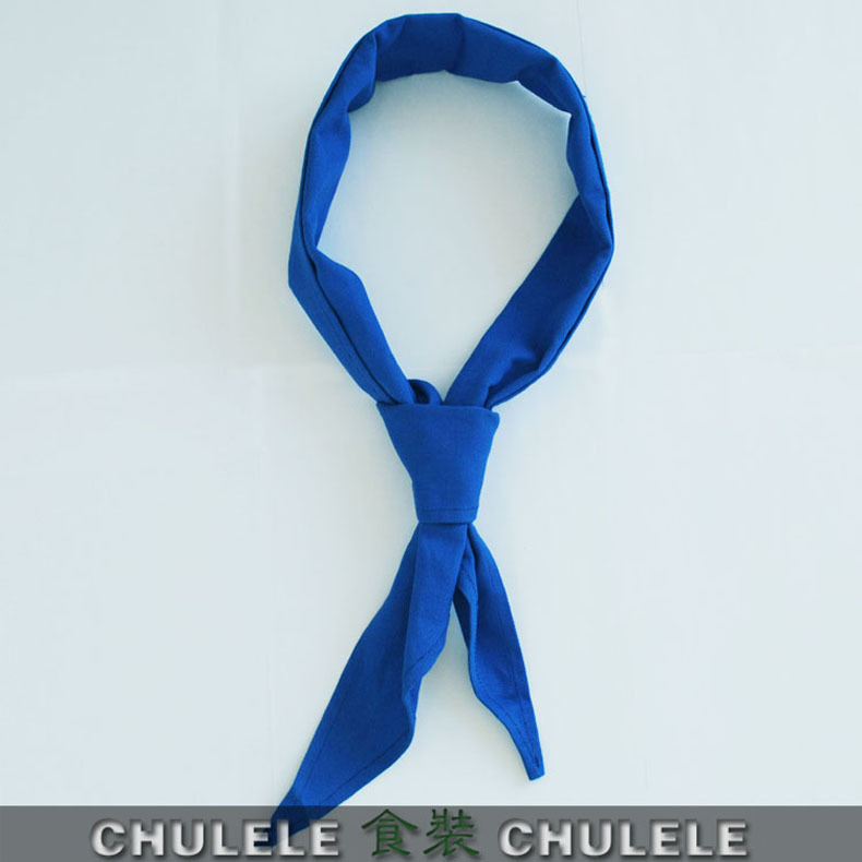 供应厨乐乐三角巾领巾 西餐厨师工作领巾 餐厅厨房厨师服装配领带