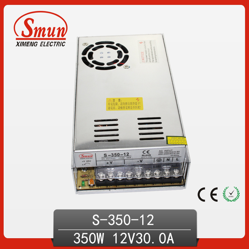 现货批发 S-350-12直流开关电源 12V30LED灯亮化 显示器