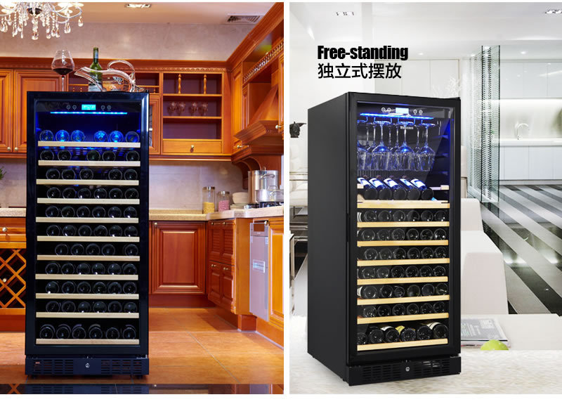 vinocave/维诺卡夫 cwc-350a红酒柜 恒温酒柜 家用 128瓶 冷藏柜