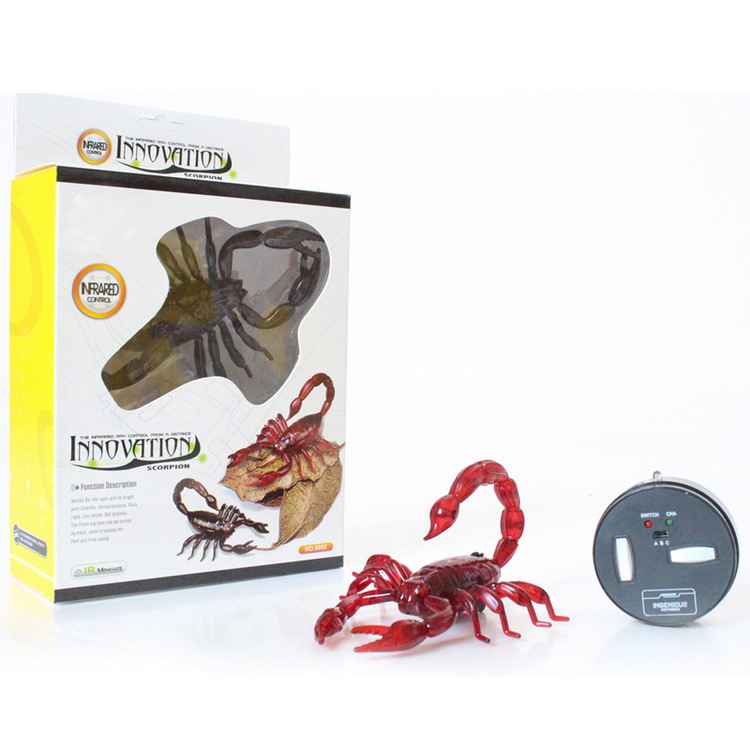 乐禹整蛊 仿真充电遥控蝎子 360°旋转 动物类 整蛊玩具批发