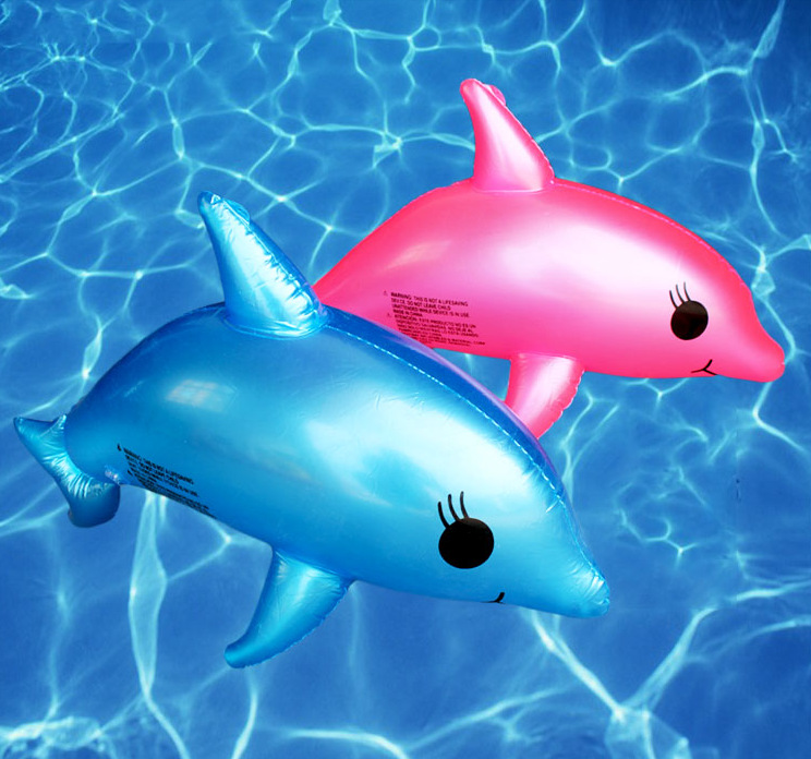 2015畅销款工厂直销可爱充气小动物头像 可做促销赠品 充气海豚